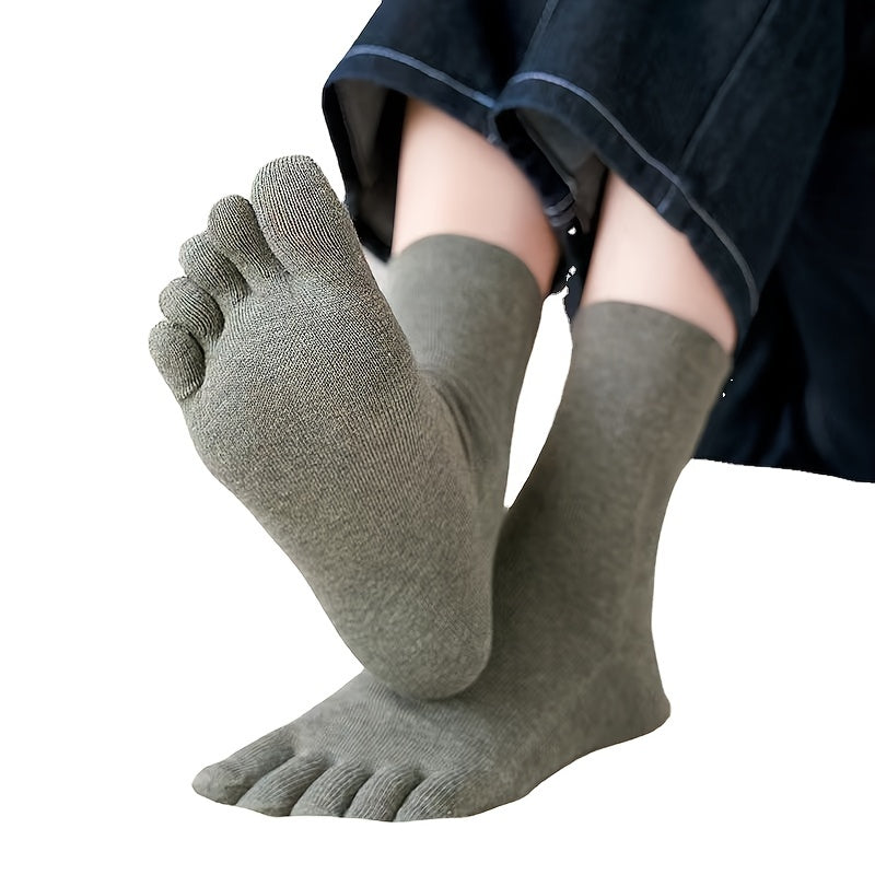 Toe socks designed for running and athletic activities, suitable for women.