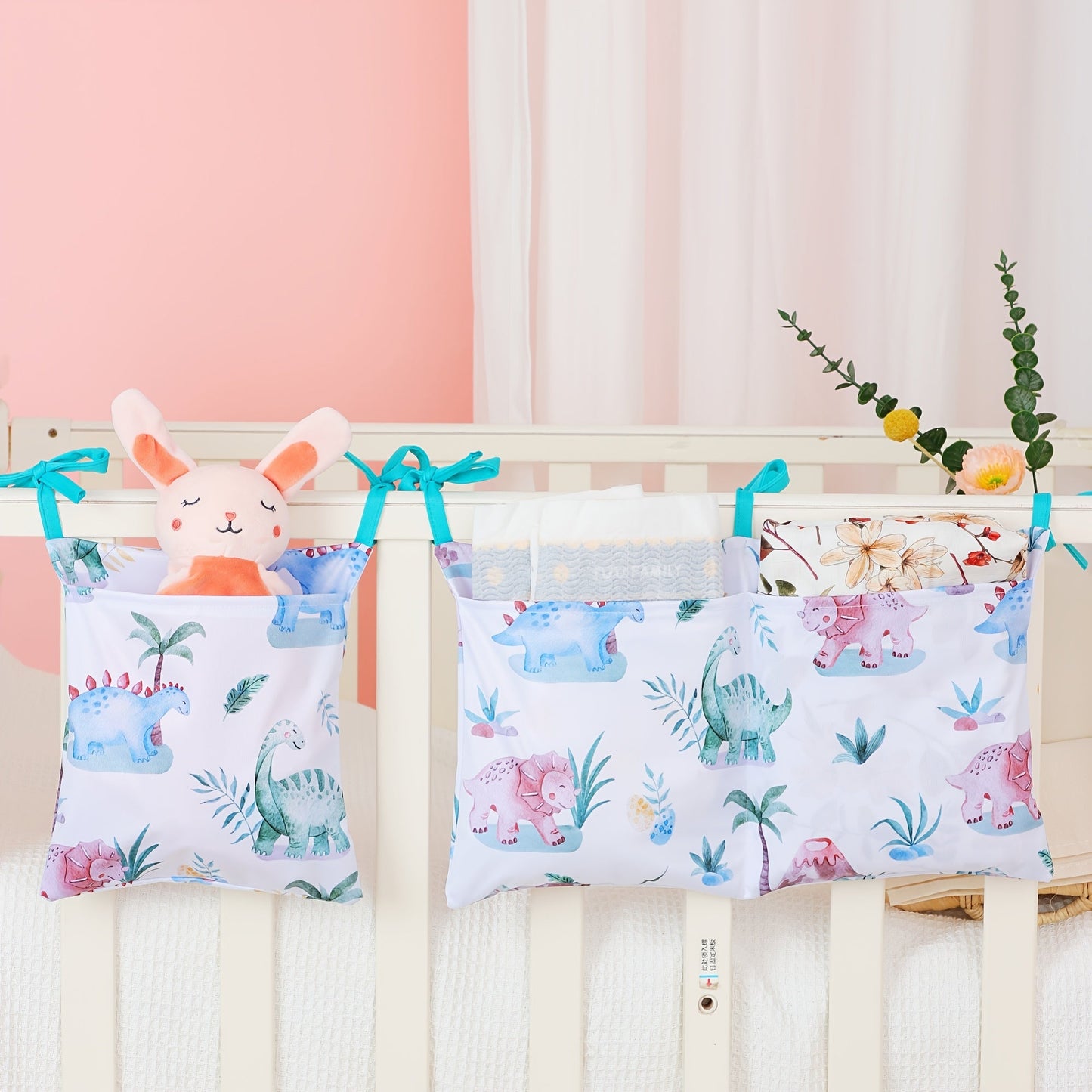 Keep your kids' essentials organized with our Single or Dual-Pocket Bedside Storage Organizer! Featuring cute printed fabric and convenient hanging design for bottles, diapers, and toys. The perfect Christmas or Thanksgiving gift for youngsters. Get