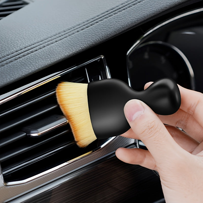 Portable and Easy-to-Use Handheld Cleaning Brushes for Cars, Small Brush Included, Ideal for Home and Automotive Use