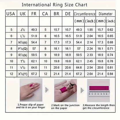 Statement: Vintage Style Luxury Fashion Women's Wide Band Ring made of Unplated Copper with Synthetic Cubic Zirconia - Ideal for Party, Wedding, Anniversary, Engagement, and as an All-Season Accessory.