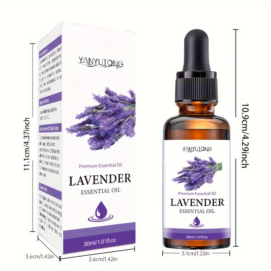 Lavender essential oil: Natural, moisturizing care for hair and skin. Perfect for DIY, aromatherapy, massage, humidifiers, and diffusers.