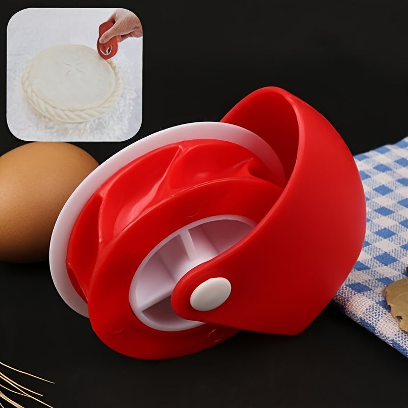 Essential Kitchen Gadget: Premium Pastry & Pizza Edge Roller - BPA-Free Plastic, Food-Safe, Easy to Clean for Perfect Crusts