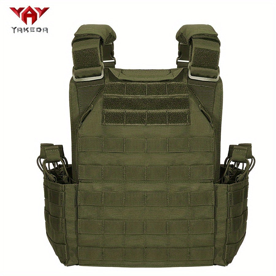 Yakeda Tactical Gear Training Vest: Breathable, Tear-Resistant Polyester, Expandable Pullover for Outdoor Activities, Hand Wash Only