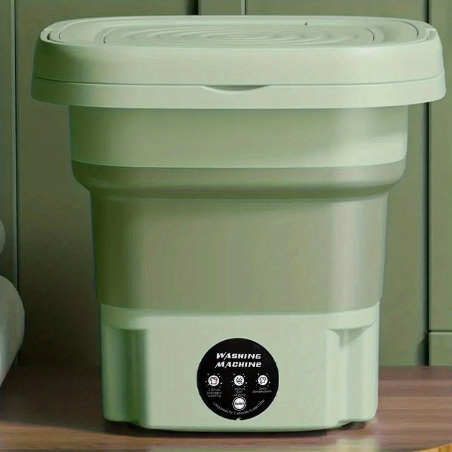 1pc 8L Folding Mini Washing Machine: Ideal for small loads and easy to transport for business travel.