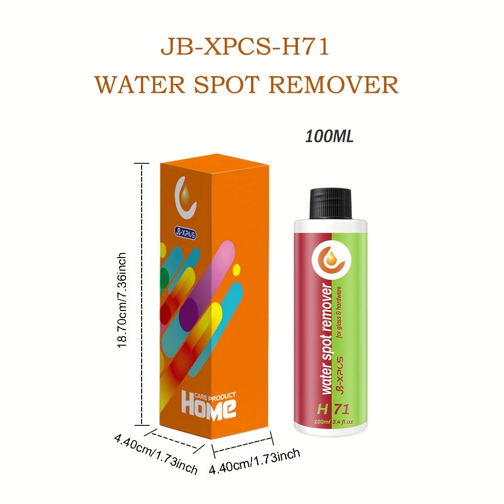 JB-XPCS H71 is a powerful water spot remover and hard water descaler for showers, ceramic tiles, and stainless steel. It is an effective cleaning paste for a sparkling finish in bathrooms