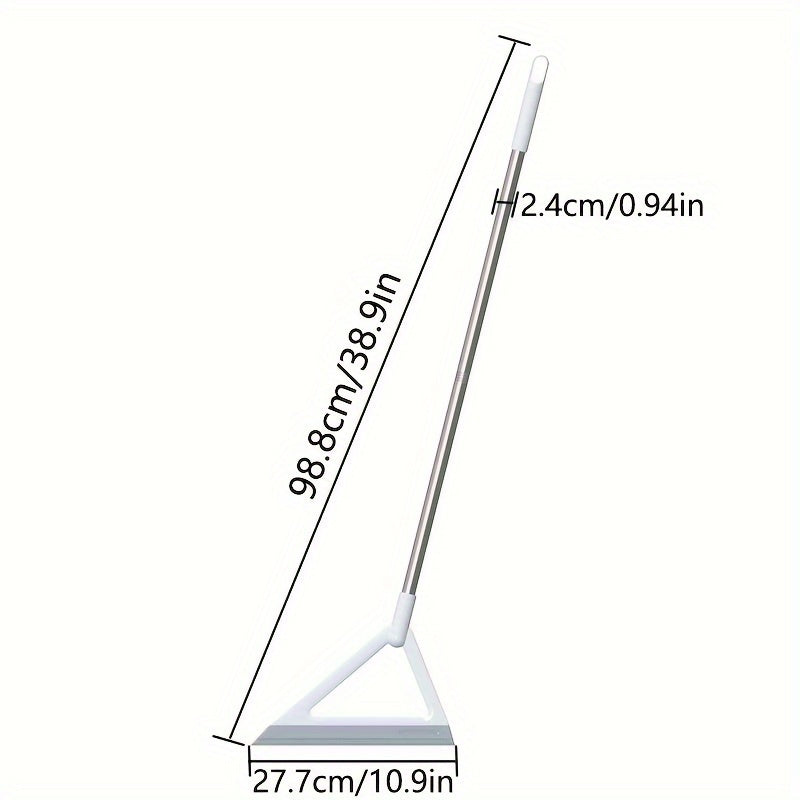 Мягкое прикосновение| Универсальная метла с интегрированным стеклом - отлично подходит для полов, окон и плитки - идеально для уборки кухни, ванной комнаты, гостиной - изготовлена из прочного материала PC