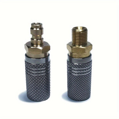 Extended Air Soft Charging Quick Release Adapter with 1/8BSPP(G1/8) 8mm Male Nipple for BAZUKA HPA Accessories