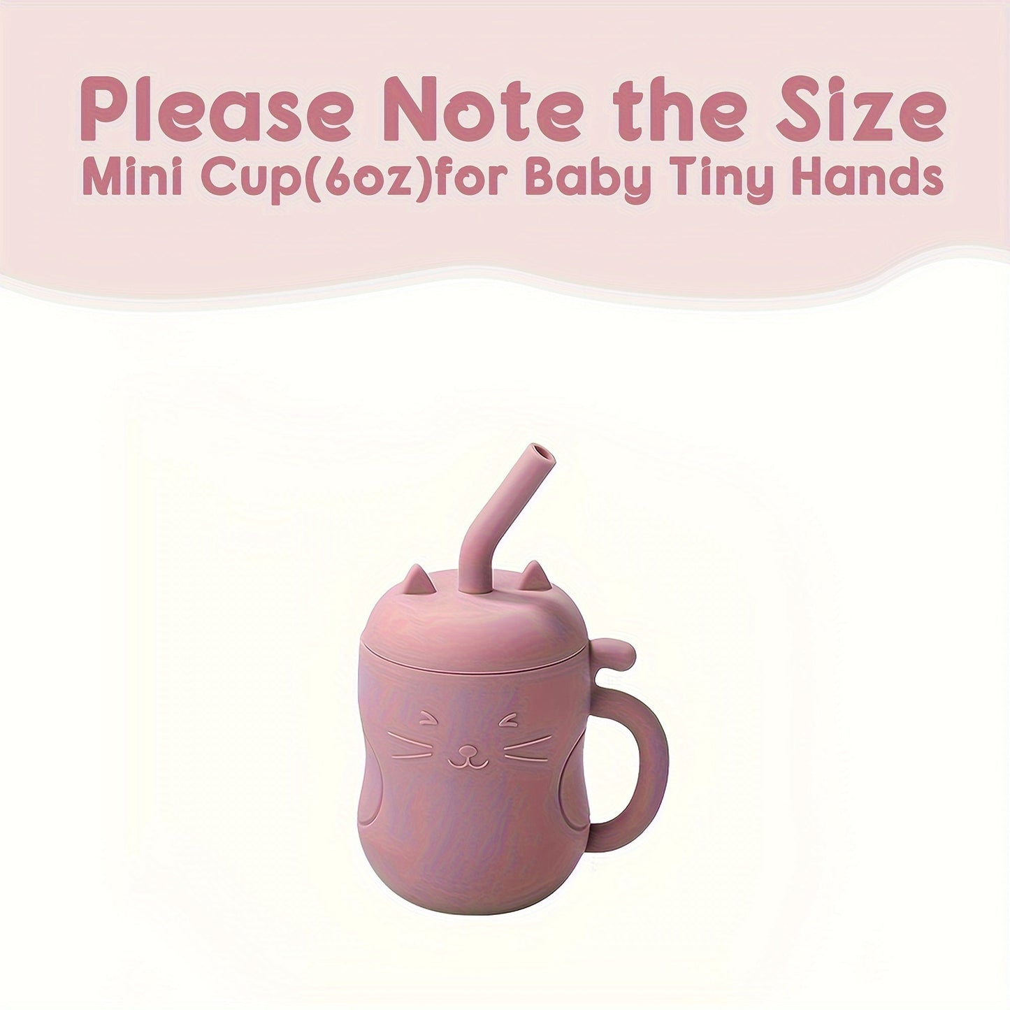 Get your hands on the adorable TYRY.HU Cute Kawaii Cat Learning Cup - designed to make feeding time fun and easy for your baby! This leak-proof, BPA-free cup comes with a cute stopper and straw, making it perfect for baby's first feedings.