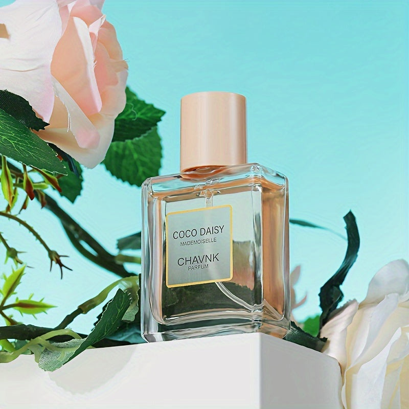 Elegant floral women's perfume: buy one, get one free. Alcohol-based, formaldehyde-free. Ideal for daily wear or date night.