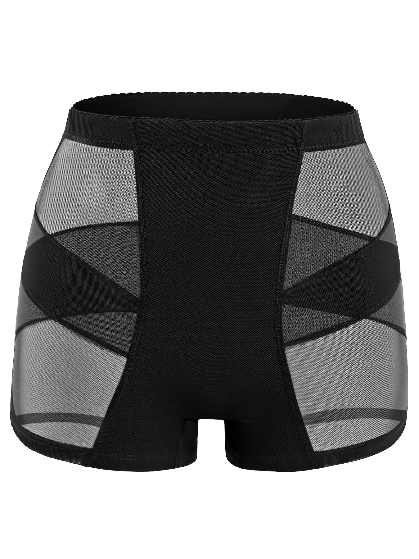 Mesh padded control panties for a lifted backside - women's lingerie