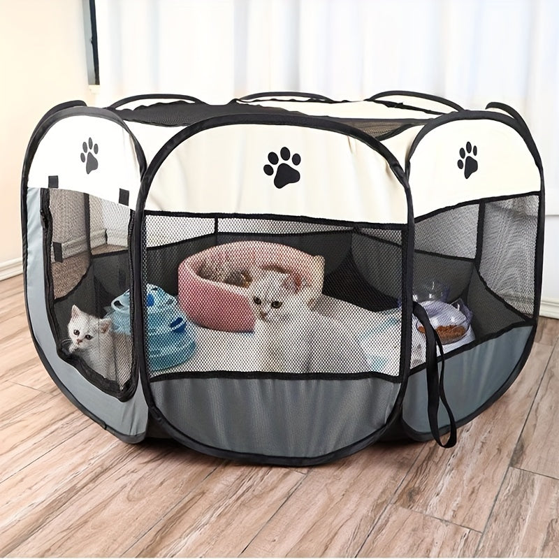 Special dog waiting box tent enclosed cat kennel pet production room.