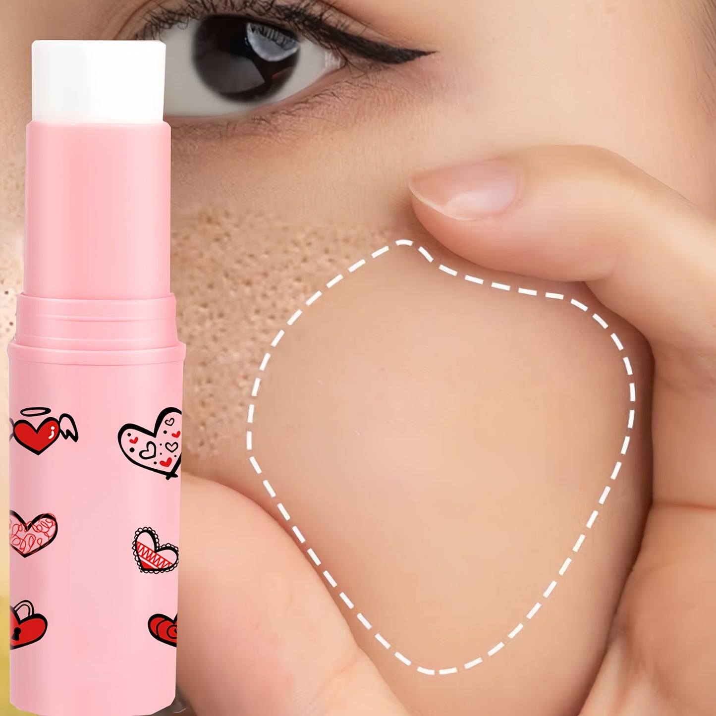 Invisible Pore Primer Stick - Provides flawless finish, waterproof and controls oil for smooth makeup application.