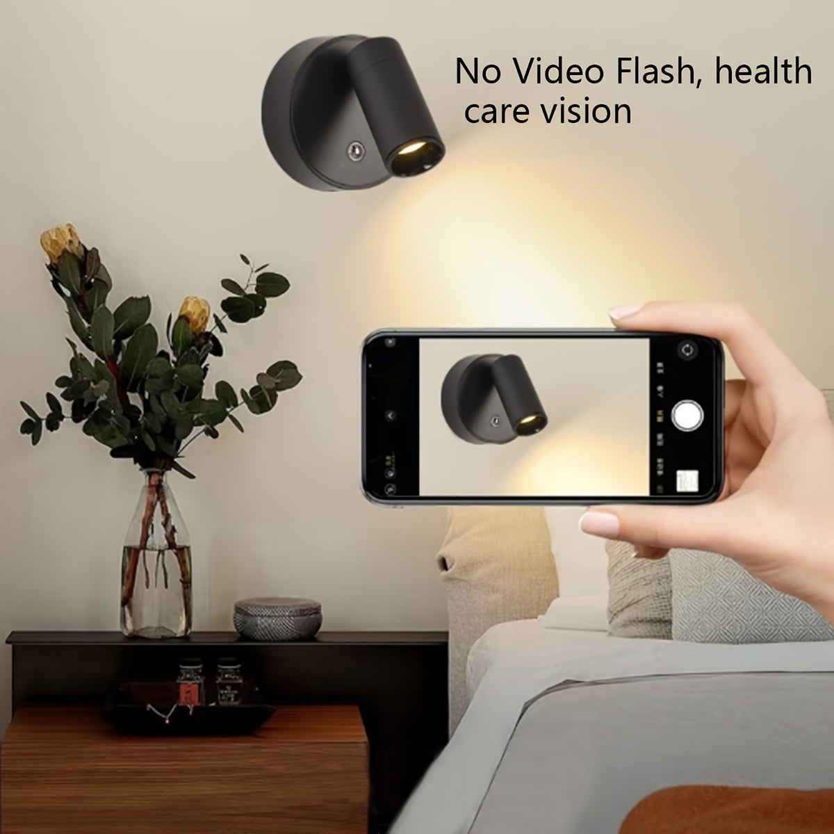 Rechargeable touch-control LED night light with magnetic COB downlight. Features USB charging, 2000mAh lithium battery, 180° adjustable angle, and wireless wall mount. Promotes health care vision and is suitable for various rooms.