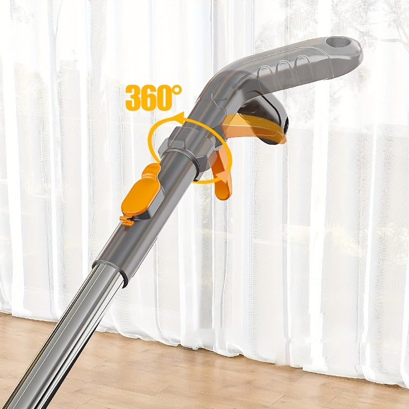 Spruce up your floors with a 1pc Hardwood Floor Spray Mop! This 350ml refillable spray mop comes with 2 reusable fiber mop pads, perfect for both home and commercial use on dry and wet floors. Ideal for hardwood, laminate, and ceramic tile, this flat mop