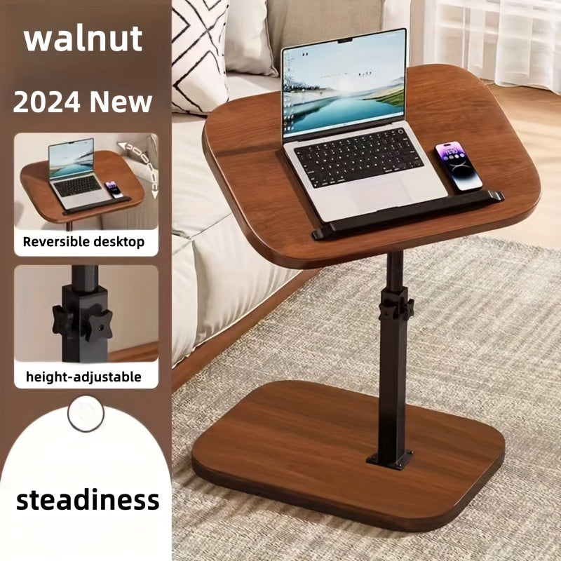 Household Movable Lifting Computer Desk for Bedside, Simple Student Desk for Bedroom Dormitory Study_Table