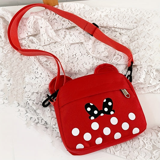 Cute cartoon mouse coin purse shoulder bag for outdoor travel and holidays.