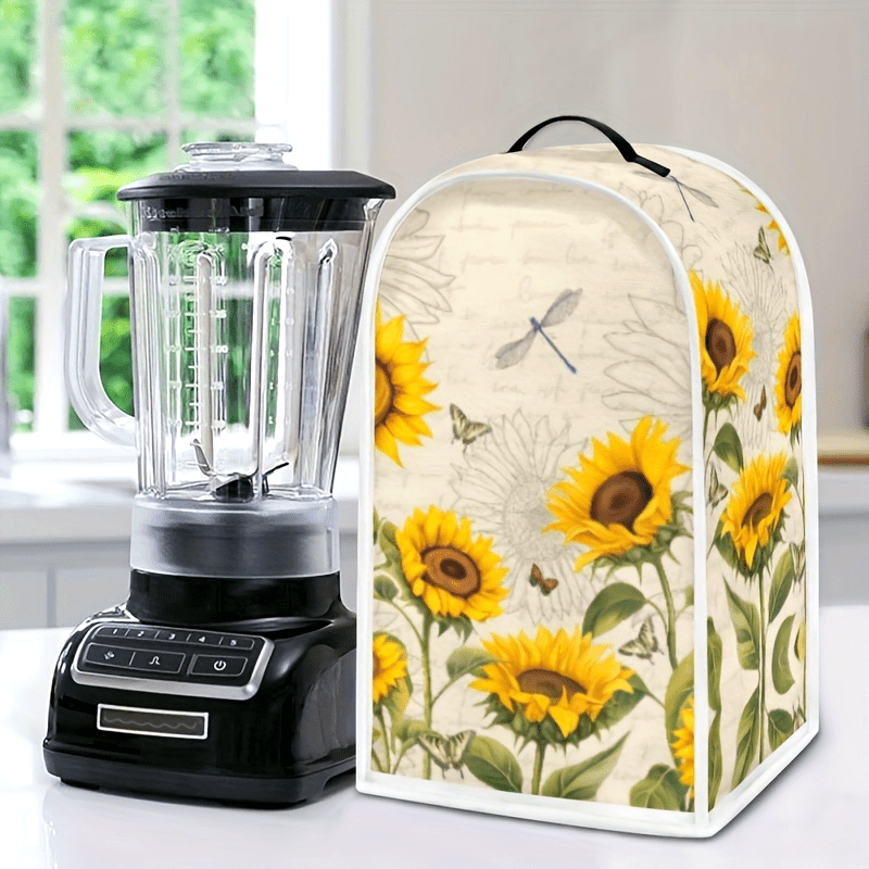 Protect your kitchen appliances with our washable Sunflower Blender Dust Cover. This anti-splash design is perfect for keeping your food processor and coffee maker clean. A stylish and functional accessory for women.