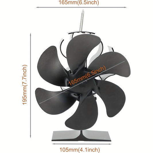 6-Blade Wall Heater Fan