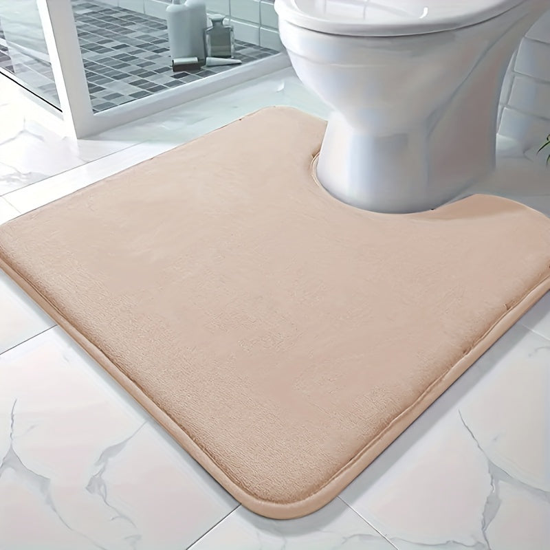 Soft and absorbent bath mat made of high-density 25D sponge, machine washable and non-slip. This premium bath carpet is perfect for tubs and showers, providing comfort and style to your bathroom decor. Constructed from polyester with a lightweight