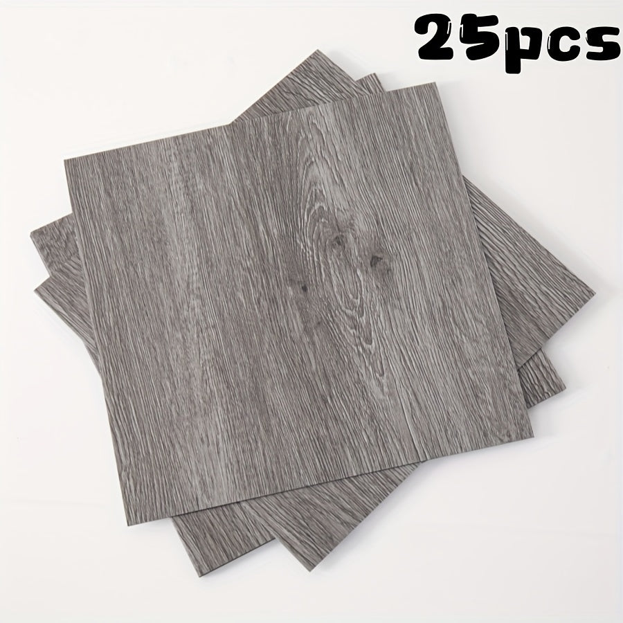 Luxury 3D texture retro self-adhesive floor stickers in packs of 25 or 50. Resistant to slipping and easy to apply. Waterproof and stain-proof, suitable for various rooms in the home. Ideal