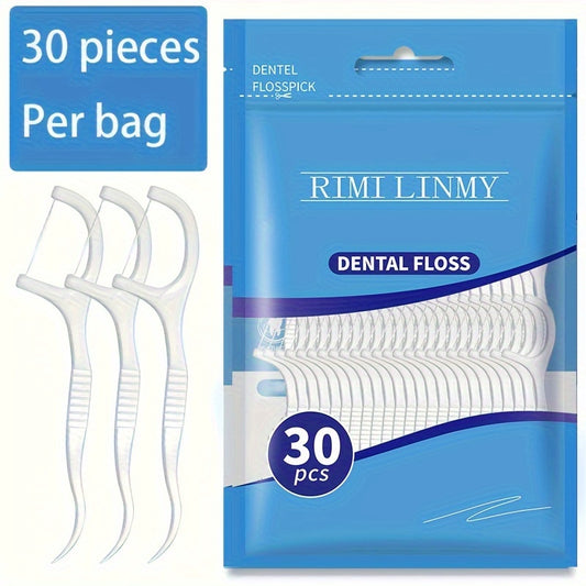 100/50/30 Dental Flosser Picks for Proper Oral Care, Portable and Disposable - a Must-Have for Travel and Daily Life.