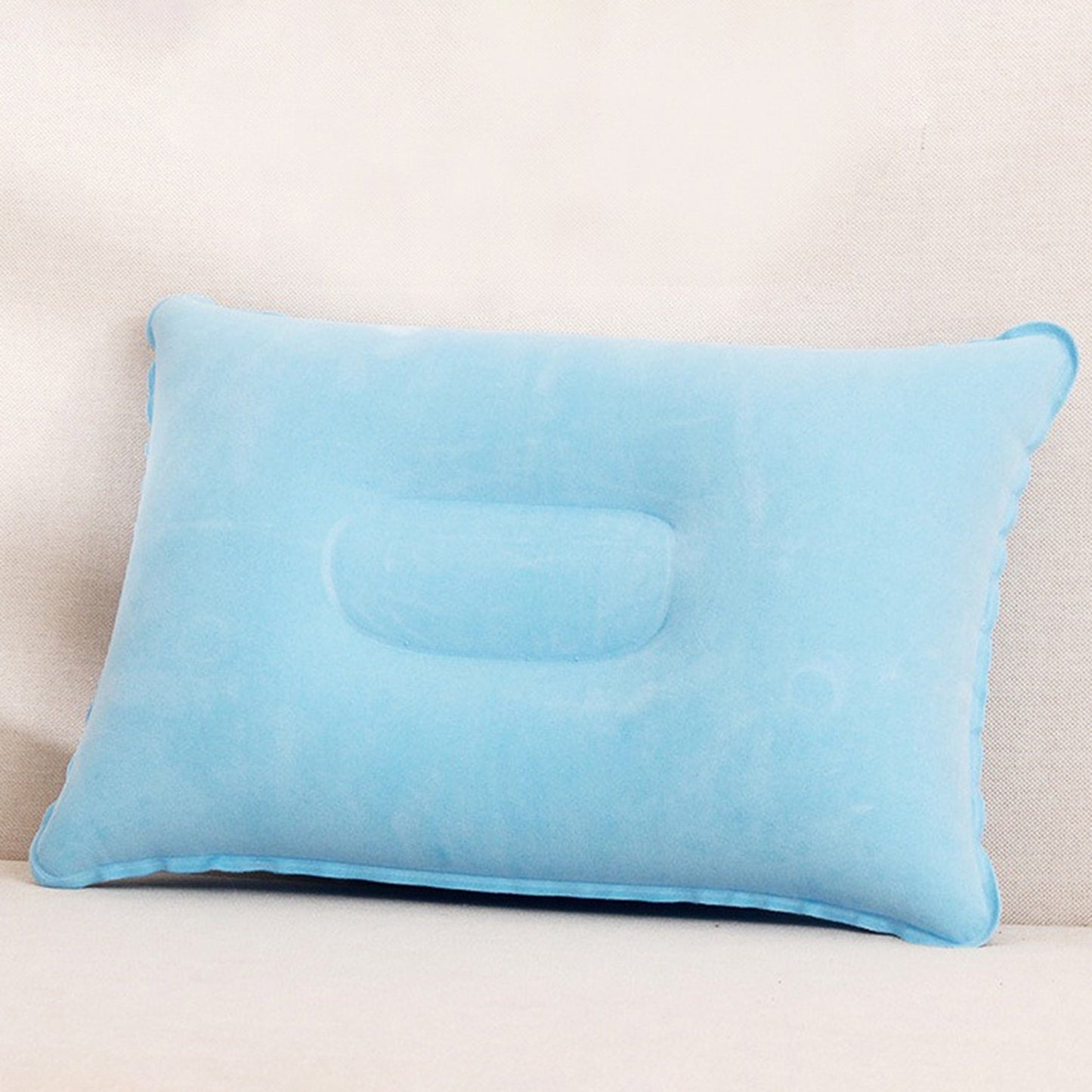 Inflatable pillow for outdoor camping and travel - perfect for a quick nap during your lunch break!