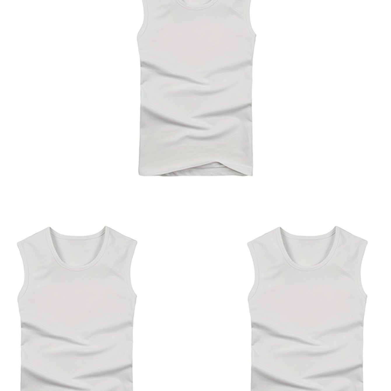 Men's sleeveless tank top for fitness activities, with quick dry and sweat-wicking technology.