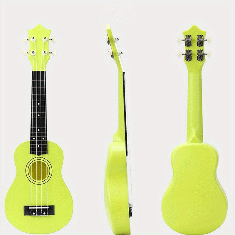 21-inch Soprano Ukulele for Women: Improved sound quality with curved backboard design!