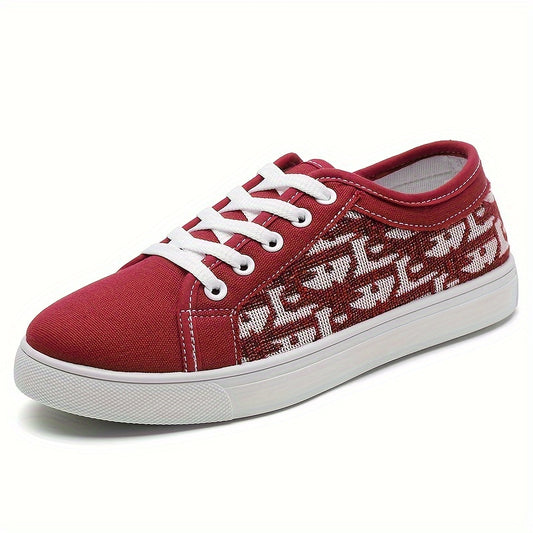 Simple low-top canvas shoes for women, versatile and trendy couple's style.