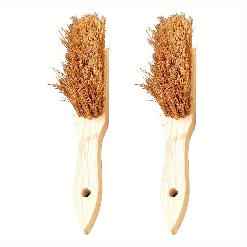 Palm Brush, Bristle Brush for Fireplace, Coconut Palm Brush