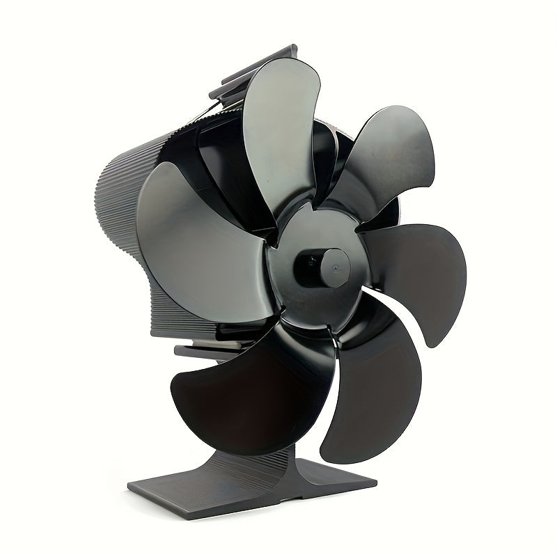 Eco-Friendly Fireplace Fan: Harnessing Heat for Efficient Heating & Cooling - Non-Electric, Portable Wood Stove Accessory