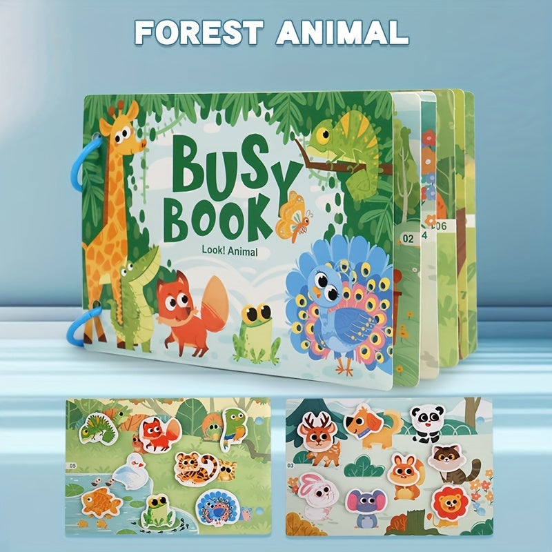 Car-themed educational toy for children aged 3-5, featuring animal learning and math skills, in green and blue colors.