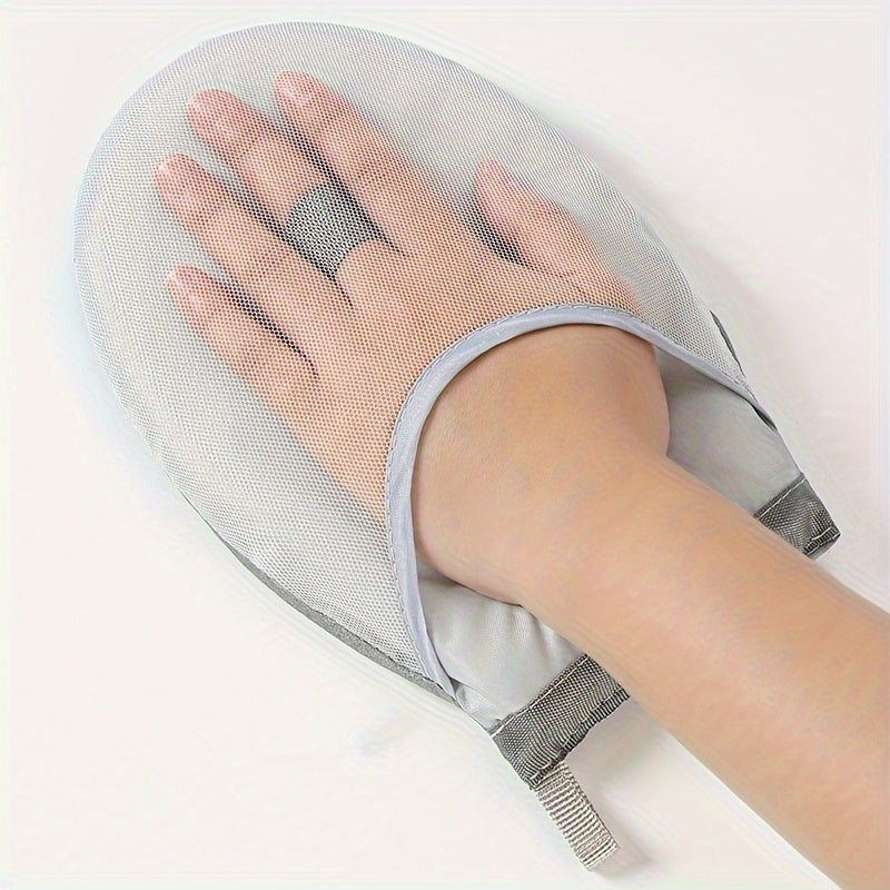 Set of 2 Mini Handheld Ironing Gloves featuring Sponge Padding - Compact, Wireless, and Convenient for Fast Touch-Ups