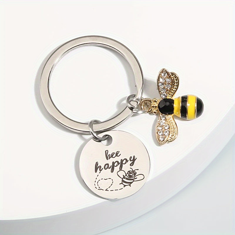 Set of 16 Bee Keychains Perfect for Men, Ideal Bee Gifts for Coworkers, Appreciation Presents, Farewell Gift for Men