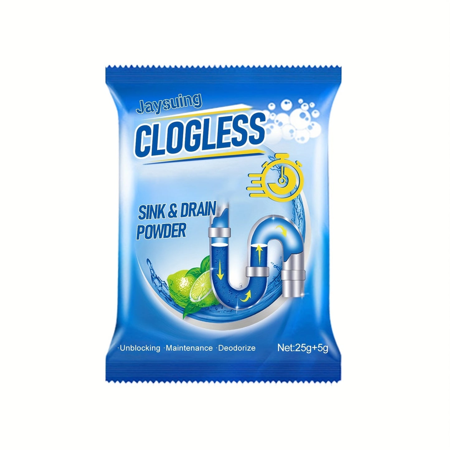 Drain Dredging Powder 1/2/5pcs Set - Unblocker for Kitchen and Bathroom Drains, Sewer Cleaning Agent for Clogs, Stains, and Odors. Deodorizing Cleaner for Fresh Drains and Odor Removal. Essential Cleaning Supplies and Tools for Apartments.