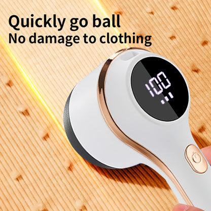 Portable fabric hair remover with USB-powered hairball trimmer for home use, suitable for wool pilling clothing. Features a rechargeable lithium battery with 800mAh capacity.