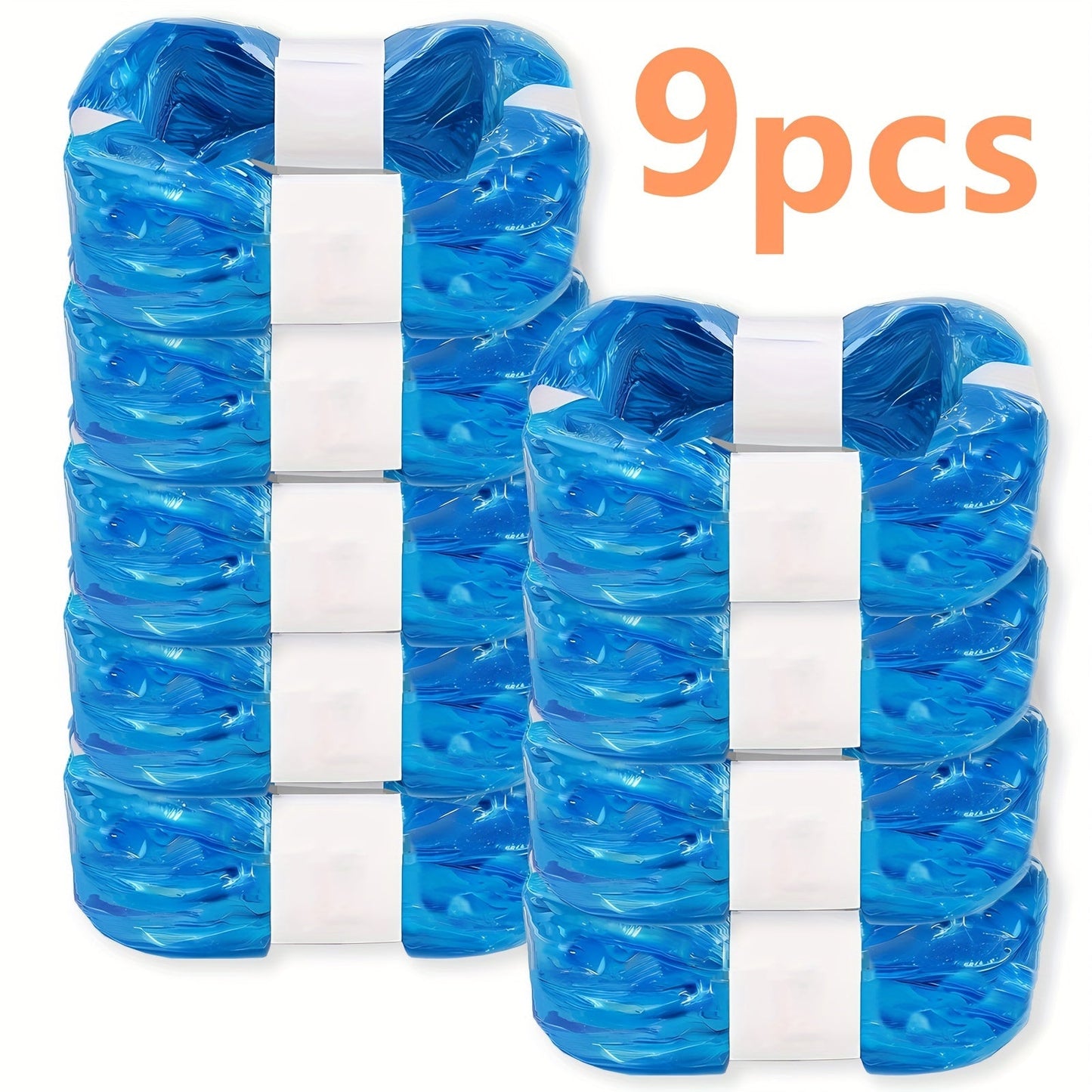 High capacity diaper pail refill pack with 8 meters, compatible with cartridges for Tommee Tippee Sangene Tec, Simplee Sangene Twist & Click. Pack includes 3/6/9 refill cartridges.