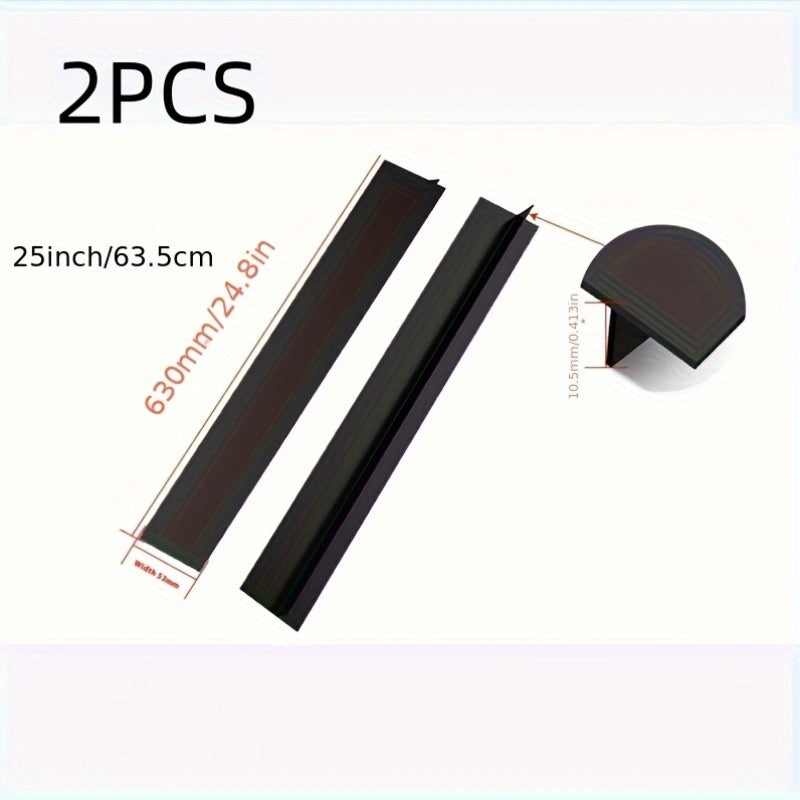 2 pieces of silicone kitchen stove counter gap covers - heat resistant gap filler for stove and counter. Ideal for filling the gap between your stove and counter. Kitchen essentials.