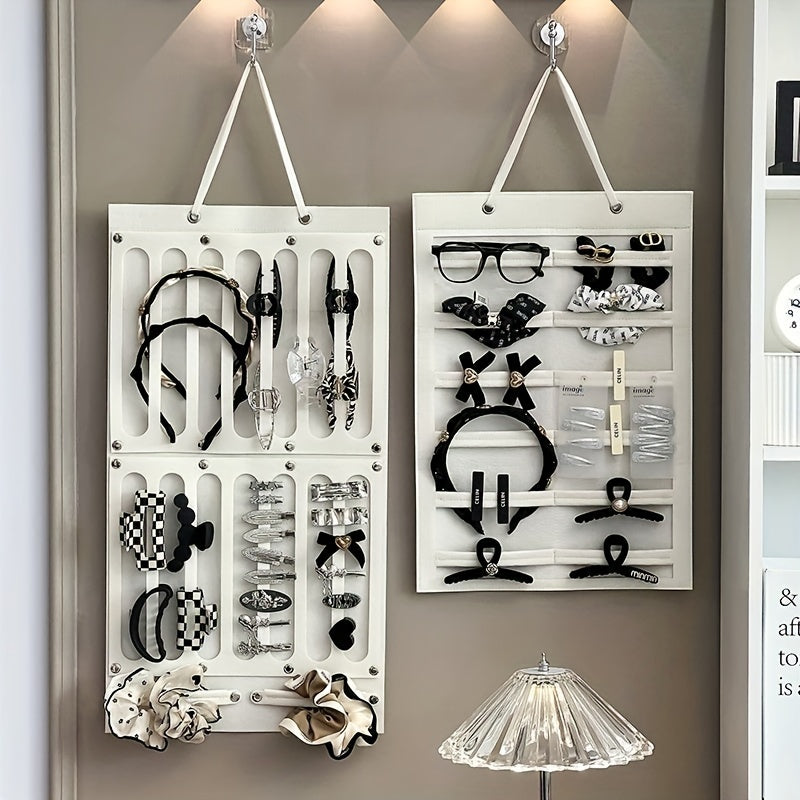 Hair Clip Storage Rack, Organize Your Hair Accessories with this Hanging Storage Organizer, Wall Decor Piece