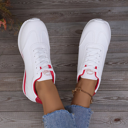 Women's fashion sneakers with comfortable platform and soft sole, ideal for casual wear and work.