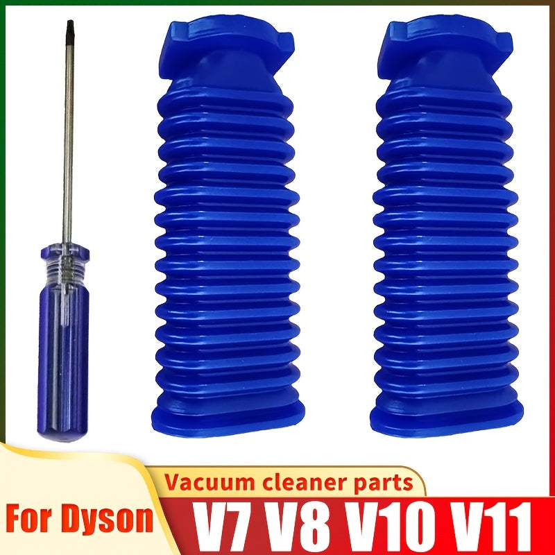 Durable Blue Plastic Crevice Tool Compatible with V7 V8 V10 V11 Models - Replacement Vacuum Cleaner Flexible Hose Attachment for Soft Carpeted Floors