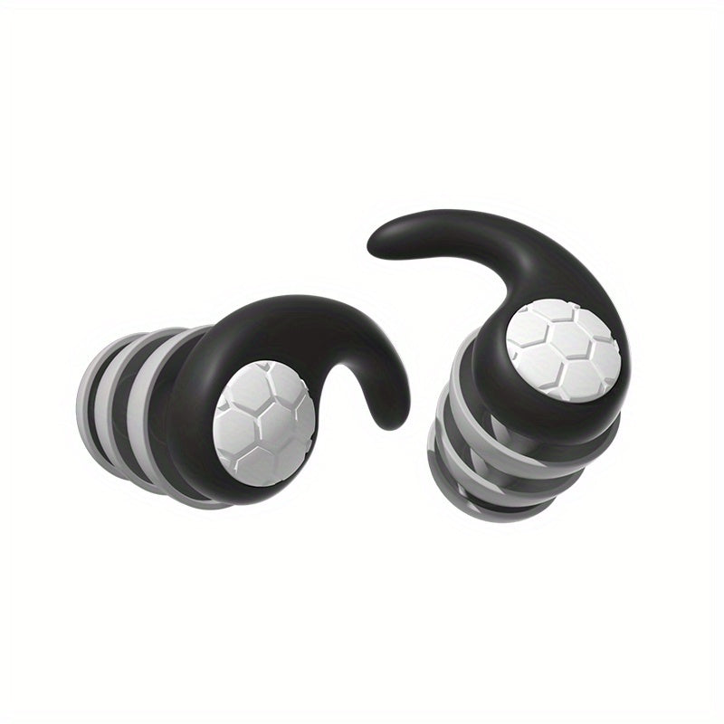 Silicone earplugs for comfort and durability, with premium sound-blocking for various activities like swimming, diving, sleeping, and surfing. Reusable and unfragranced.