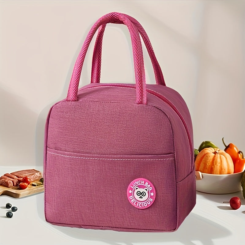 Stay organized on the go with our durable lunch bag made from Oxford cloth. This insulated thermal bento box carrier is perfect for work, school, or outdoor picnics. The aluminum foil lining keeps your food warm or cold for longer periods and the