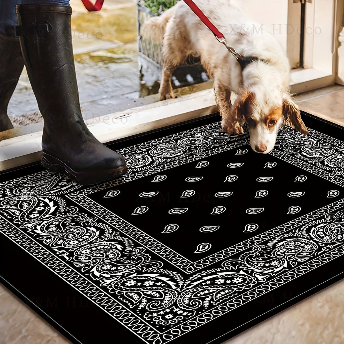 Waterproof Non-Slip Indoor Door Runner Rug for Kitchen, Home Office, Sink, Laundry - Quick Dry, Absorbent, Comfortable, 1 Piece