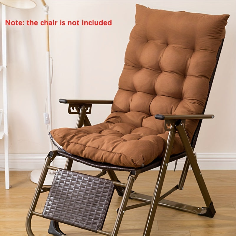 Soft & breathable cushion for a recliner chair, filled with thick PP material and covered in durable brushed fabric. Provides a comfortable seat pad for extended sitting periods.