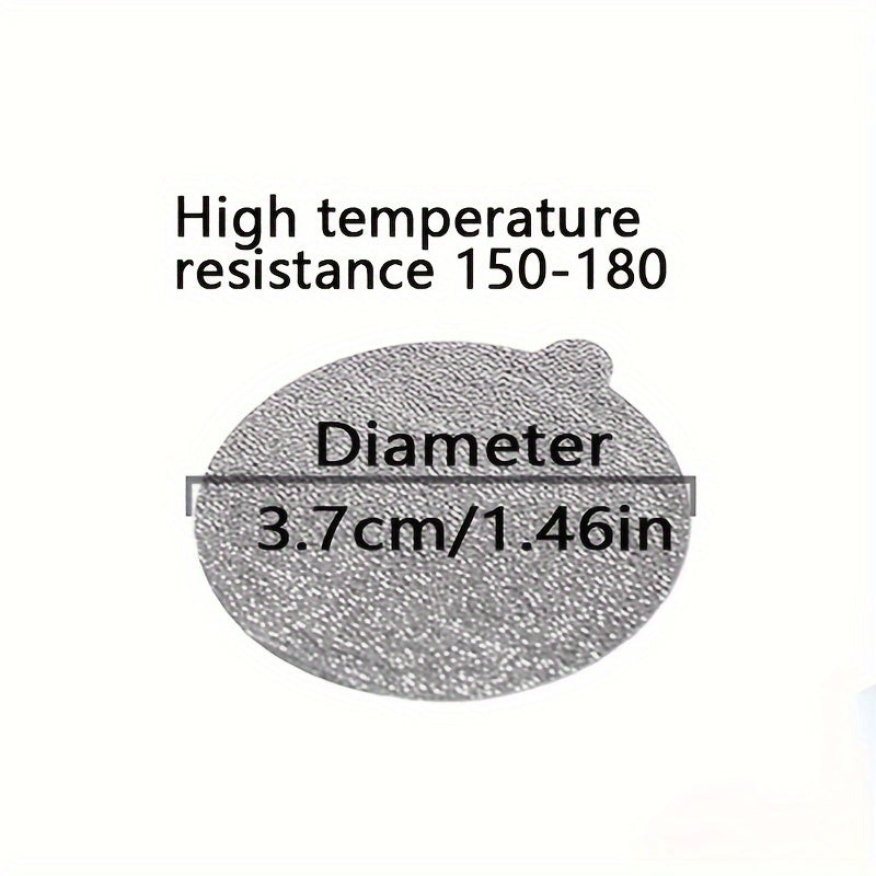 Aluminiy Folga Qopqog'i 1 Paketda: 3.7sm, 4.5sm, 5.35sm, 5.9sm va 6.2sm O'lchamlari - Turli Kofe Kapsul O'lchamlari uchun Qayta Ishlatiladigan Kofe Pod Qopqog'lari