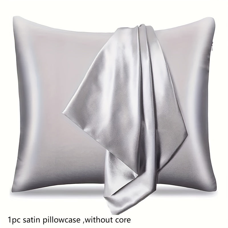 Upgrade your bedroom and sofa with this high-quality solid color satin pillowcase, designed to protect your hair and skin. Soft, breathable, and luxurious, this pillowcase will add a touch of elegance to your home décor. (Pillow not included)