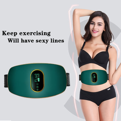 Multifunctional massage belt for full-body fitness, USB rechargeable with fragrance-free plastic, 250mAh lithium battery, for exercise and massage.