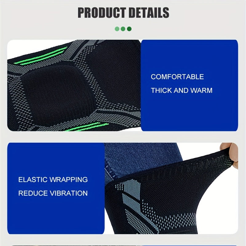 1pc High Stretch Knee Braces Sleeves for Women and Men - Compression Knee Brace for Exercise and Weightlifting (1 piece)