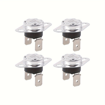 Two to three sets of dryer heater fuse thermistors DC47-00016A, comes in a pack of two, made of aluminum material. Ideal for cooking appliances, kitchen, and restaurant accessories.